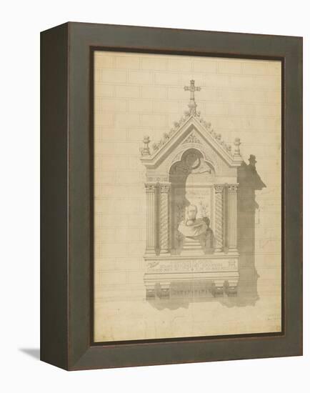 Saint-Germain Des Pres Monument to Hippolyte Flandrin-Victor Baltard-Framed Premier Image Canvas