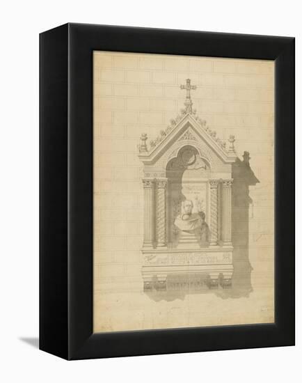 Saint-Germain Des Pres Monument to Hippolyte Flandrin-Victor Baltard-Framed Premier Image Canvas