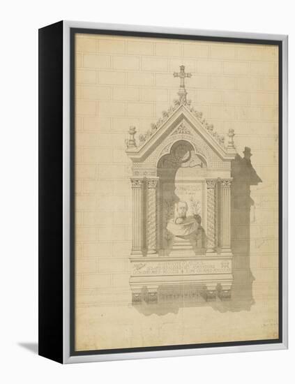 Saint-Germain Des Pres Monument to Hippolyte Flandrin-Victor Baltard-Framed Premier Image Canvas