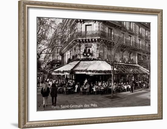 Saint-Germain des Pres, Paris-Oliver Martin Gambier-Framed Art Print