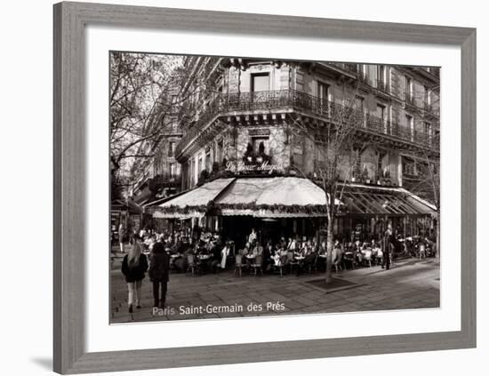 Saint-Germain des Pres, Paris-Oliver Martin Gambier-Framed Art Print