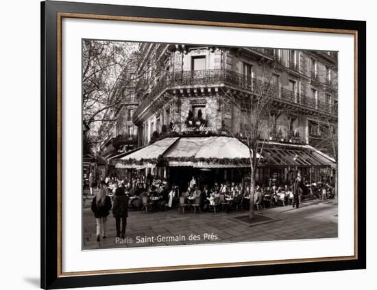 Saint-Germain des Pres, Paris-Oliver Martin Gambier-Framed Art Print