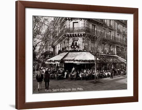 Saint-Germain des Pres, Paris-Oliver Martin Gambier-Framed Art Print