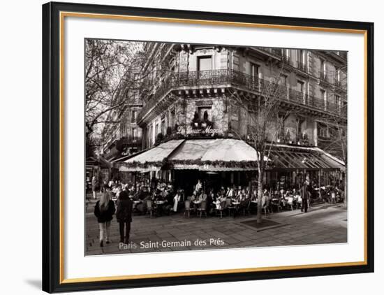 Saint-Germain des Pres, Paris-Oliver Martin Gambier-Framed Art Print