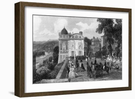 Saint Germain En Laye-Eugene Lami-Framed Art Print