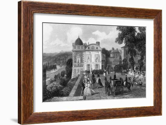 Saint Germain En Laye-Eugene Lami-Framed Art Print