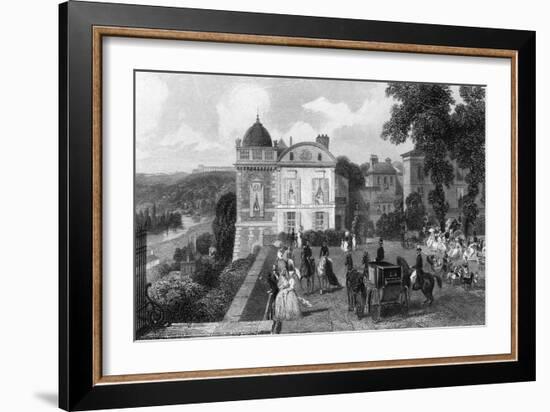 Saint Germain En Laye-Eugene Lami-Framed Art Print