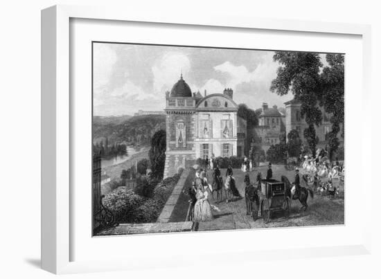 Saint Germain En Laye-Eugene Lami-Framed Art Print