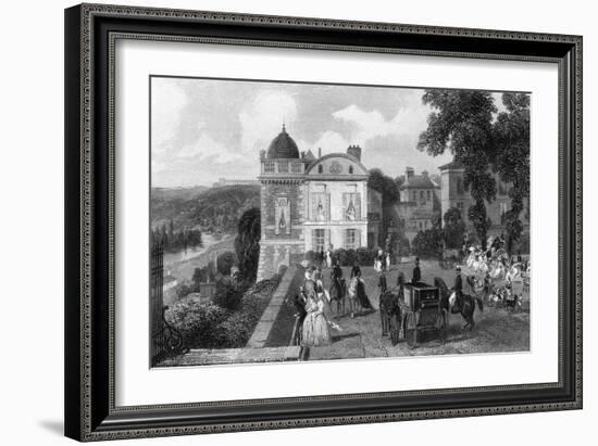 Saint Germain En Laye-Eugene Lami-Framed Art Print