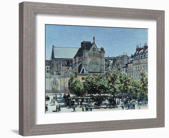 Saint-Germain L'Auxerrois, 1867-Claude Monet-Framed Giclee Print