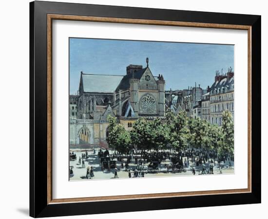 Saint-Germain L'Auxerrois, 1867-Claude Monet-Framed Giclee Print