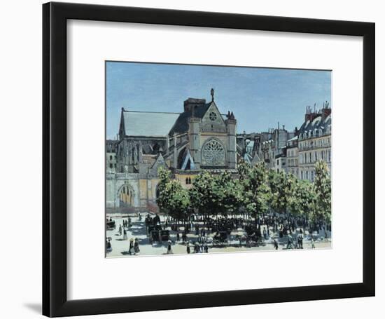 Saint-Germain L'Auxerrois, 1867-Claude Monet-Framed Giclee Print