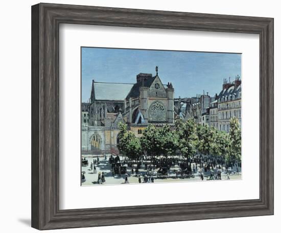 Saint-Germain L'Auxerrois, 1867-Claude Monet-Framed Giclee Print