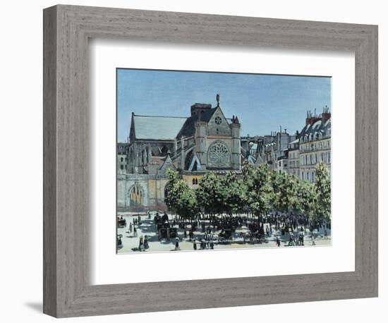 Saint-Germain L'Auxerrois, 1867-Claude Monet-Framed Giclee Print