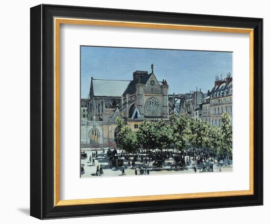 Saint-Germain L'Auxerrois, 1867-Claude Monet-Framed Giclee Print