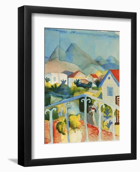 Saint Germain Near Tunis, 1914-Auguste Macke-Framed Giclee Print