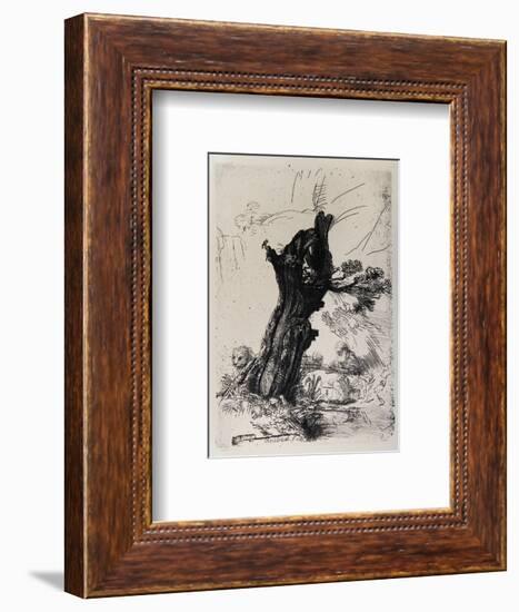 Saint Gerome Ecrivant (B103)-Amand Durand-Framed Collectable Print