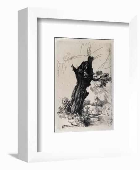 Saint Gerome Ecrivant (B103)-Amand Durand-Framed Collectable Print