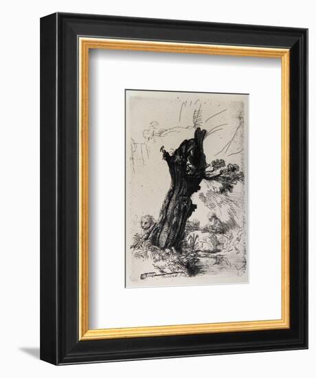 Saint Gerome Ecrivant (B103)-Amand Durand-Framed Collectable Print