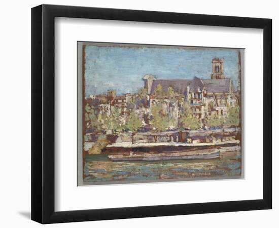 Saint Gervais, Paris (Oil on Board)-Alson Skinner Clark-Framed Giclee Print