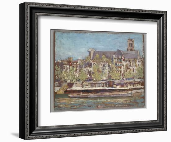 Saint Gervais, Paris (Oil on Board)-Alson Skinner Clark-Framed Giclee Print