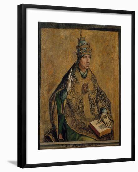 Saint Gregory the Great-Pedro Berruguete-Framed Giclee Print