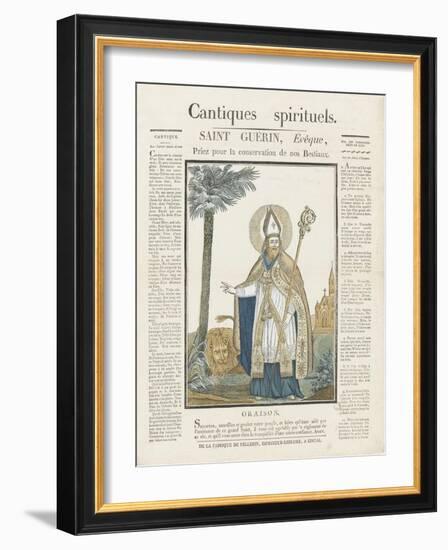 Saint Guérin, évêque-null-Framed Giclee Print