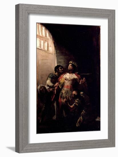 Saint Hermenegild in Prision-Francisco de Goya-Framed Giclee Print