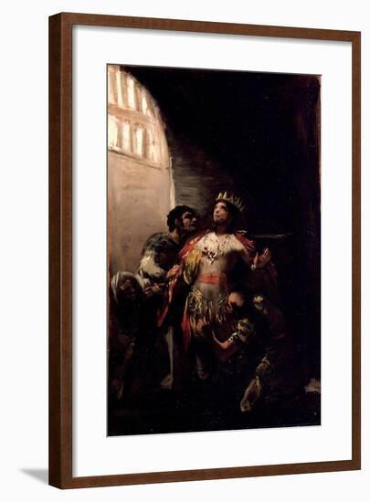 Saint Hermenegild in Prision-Francisco de Goya-Framed Giclee Print