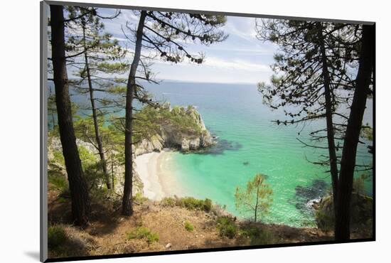 Saint Hernot paradisiac beach in Brittany-Philippe Manguin-Mounted Photographic Print