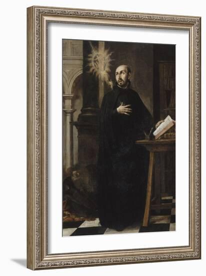 Saint Ignatius of Loyola Received the Name of Jesus-Juan de Valdes Leal-Framed Giclee Print