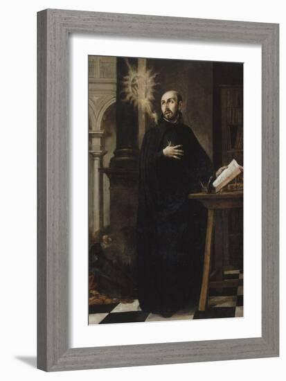 Saint Ignatius of Loyola Received the Name of Jesus-Juan de Valdes Leal-Framed Giclee Print