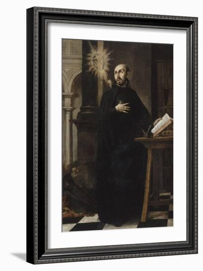 Saint Ignatius of Loyola Received the Name of Jesus-Juan de Valdes Leal-Framed Giclee Print