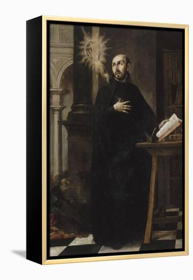 Saint Ignatius of Loyola Received the Name of Jesus-Juan de Valdes Leal-Framed Premier Image Canvas