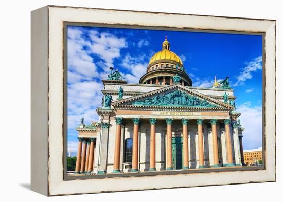 Saint Isaac's Cathedral in St Petersburg, Russia.-Brian K-Framed Premier Image Canvas