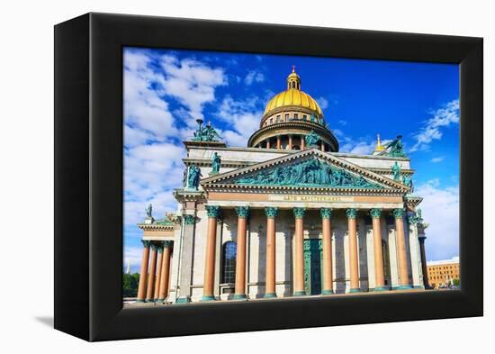 Saint Isaac's Cathedral in St Petersburg, Russia.-Brian K-Framed Premier Image Canvas