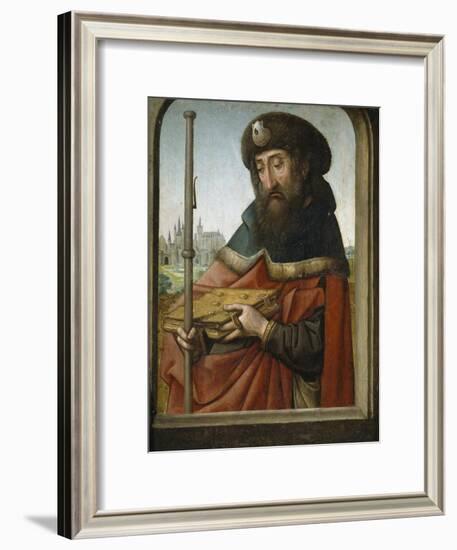 Saint James the Elder as Pilgrim-Juan de Flandes-Framed Giclee Print