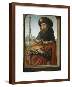 Saint James the Elder as Pilgrim-Juan de Flandes-Framed Giclee Print
