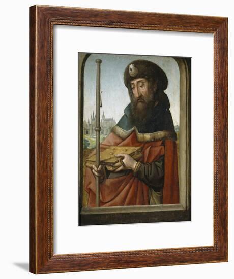Saint James the Elder as Pilgrim-Juan de Flandes-Framed Giclee Print