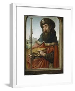 Saint James the Elder as Pilgrim-Juan de Flandes-Framed Giclee Print