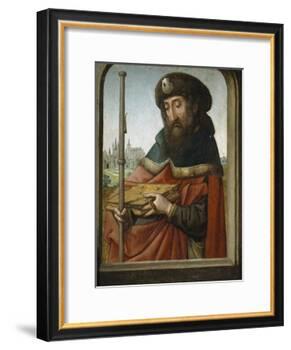 Saint James the Elder as Pilgrim-Juan de Flandes-Framed Giclee Print