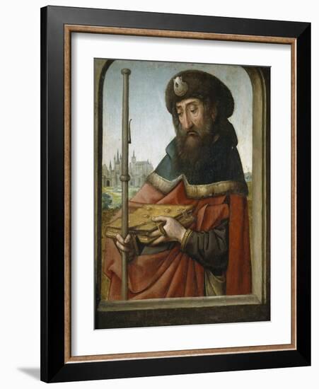 Saint James the Elder as Pilgrim-Juan de Flandes-Framed Giclee Print