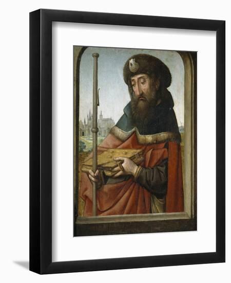 Saint James the Elder as Pilgrim-Juan de Flandes-Framed Giclee Print