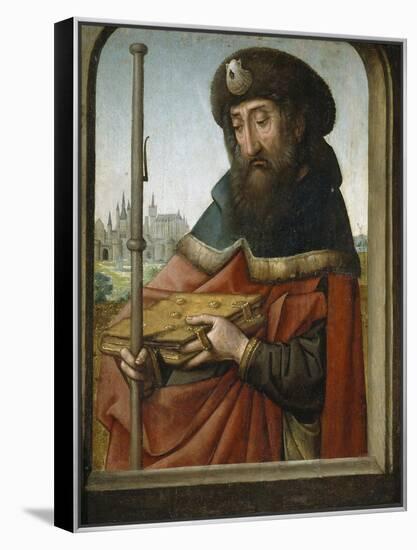 Saint James the Elder as Pilgrim-Juan de Flandes-Framed Premier Image Canvas