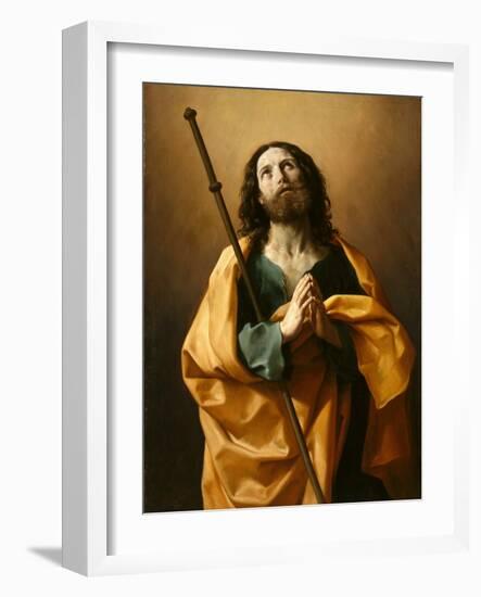 Saint James the Greater, C.1636-38 (Oil on Canvas)-Guido Reni-Framed Giclee Print