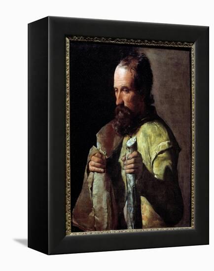 Saint James the Minor. Painting by Georges De La Tour (1593-1652), 17Th Century. Oil on Canvas. Dim-Georges De La Tour-Framed Premier Image Canvas