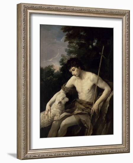 Saint Jean-Baptiste-Guido Reni-Framed Giclee Print