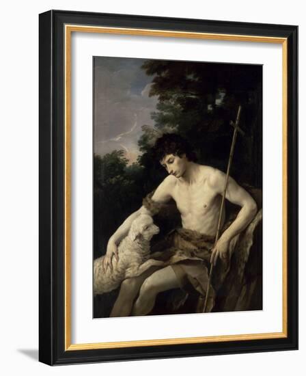 Saint Jean-Baptiste-Guido Reni-Framed Giclee Print