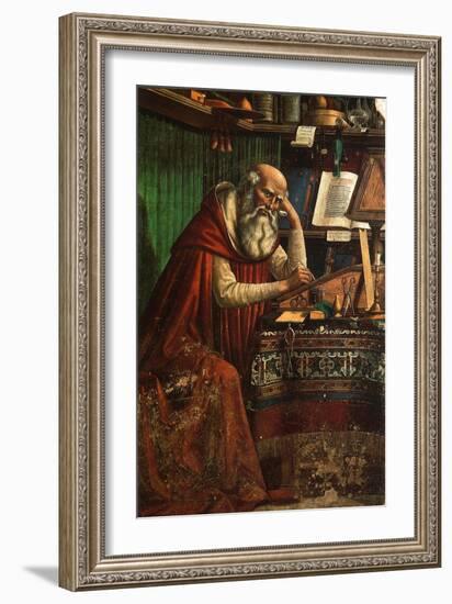 Saint Jerome, 1480-Domenico Ghirlandaio-Framed Giclee Print