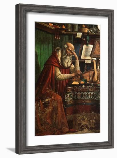 Saint Jerome, 1480-Domenico Ghirlandaio-Framed Giclee Print